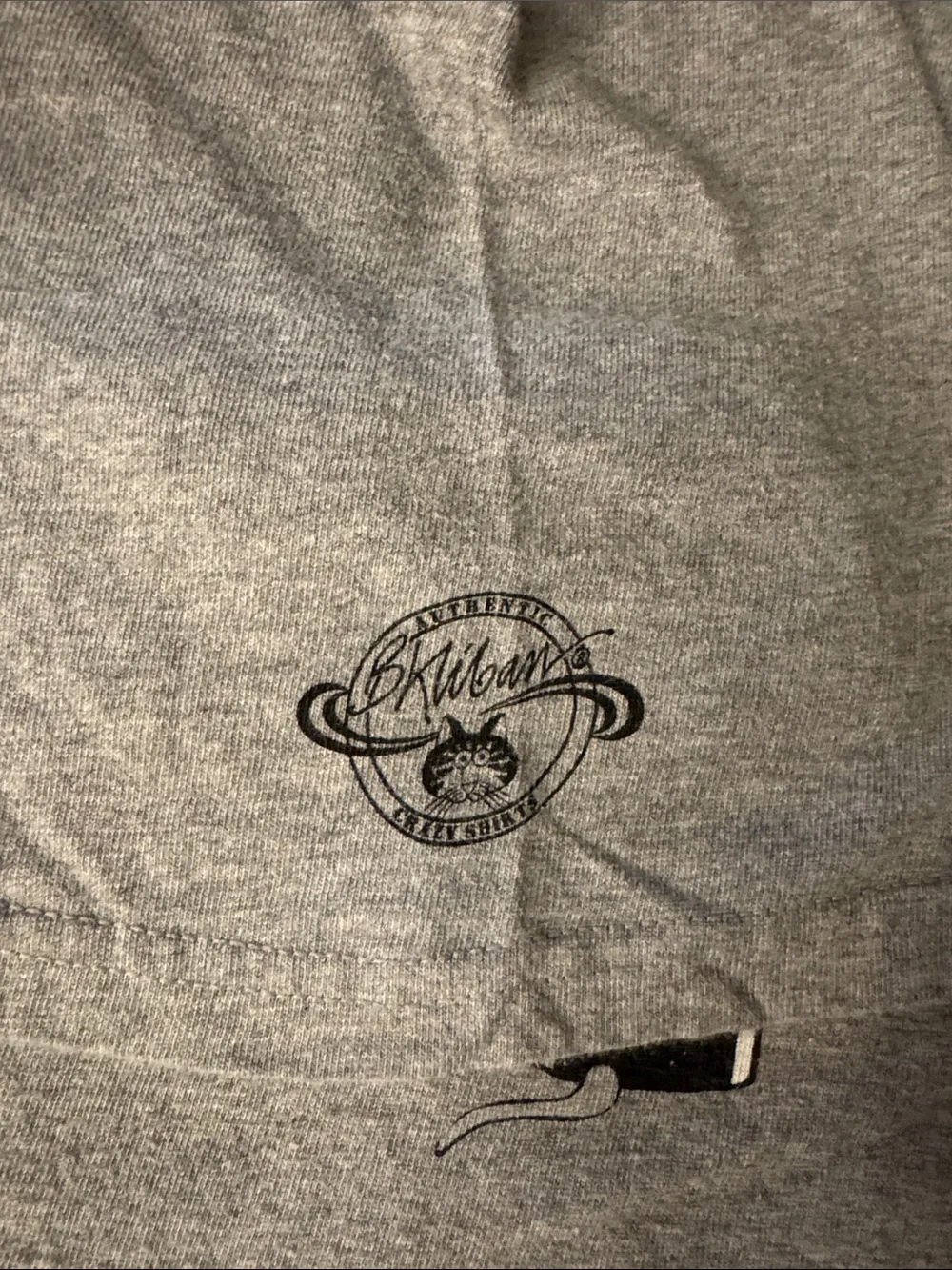 B. Kilban Authentic Crazy Shirts Gray Cat Golf Tee Hawaii - Picture 7 of 7